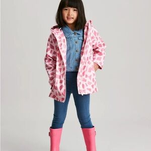Joules Riverside Showerproof Character Coat Jacket Raincoat Pink Giraffe 6
